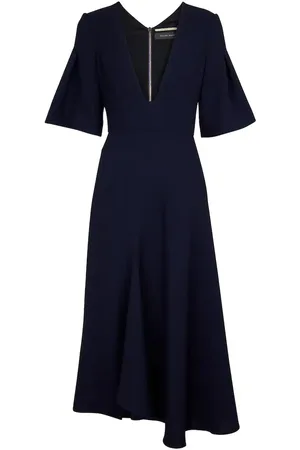 Roland Mouret Midikleid Botez aus Woll-Crêpe