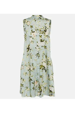 Erdem Minikleid Soleil aus Baumwollpopeline