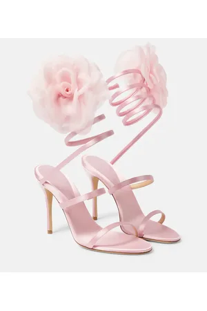 MAGDA BUTRYM Verzierte Sandalen aus Satin