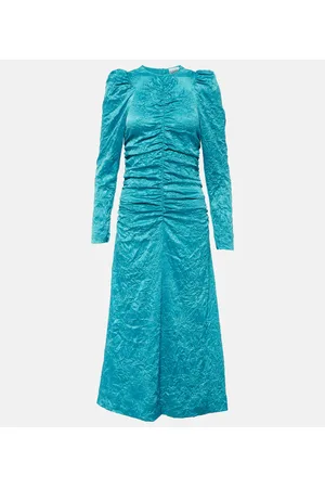 Ganni Midikleid aus Satin