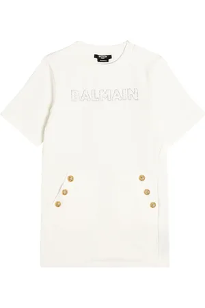 Balmain Kleid aus Baumwoll-Jersey