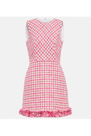 Carolina Herrera Minikleid aus Tweed