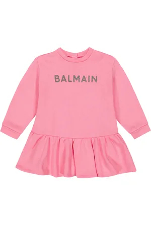 Balmain Baby Kleid aus Baumwolle