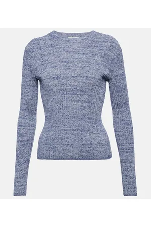 Vince Pullover aus Wolle und Baumwolle