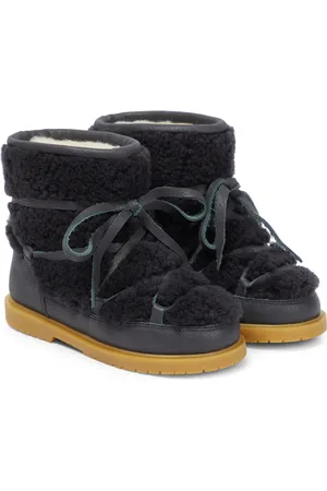 Donsje Baby Schuhe aus Leder und Faux Shearling