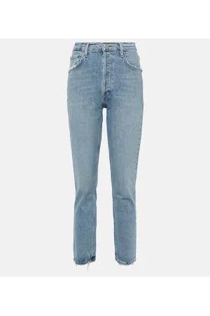 AGOLDE High-Rise Straight Jeans Riley