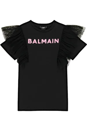 Balmain Kleid aus Baumwoll-Jersey