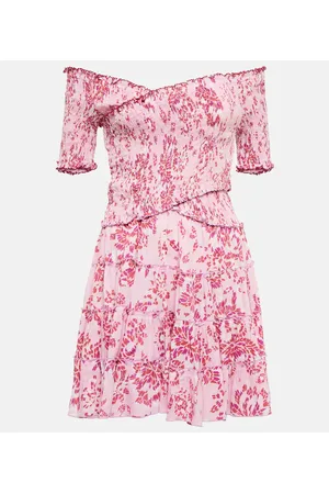 POUPETTE ST BARTH Bedrucktes Minikleid Soledad