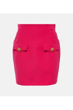 Balmain Minirock aus Schurwolle