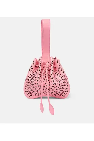 Alaïa Alaïa Bucket-Bag Rose Marie aus Leder