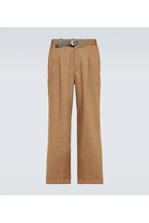and wander Weite Hose Re Wool aus Tweed