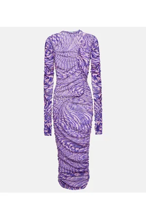 MUGLER Midikleid aus Mesh