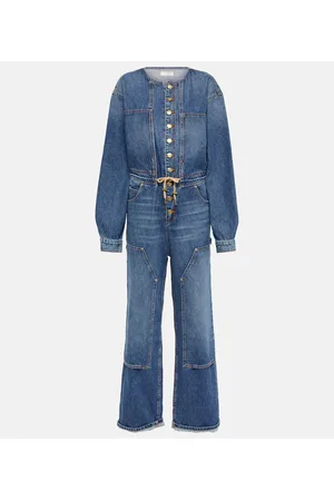 ULLA JOHNSON Jumpsuit Stevie aus Denim