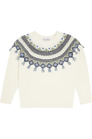Tartine Et Chocolat Pullover aus einem Wollgemisch