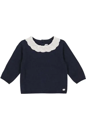 Tartine Et Chocolat Baby Pullover aus Wolle mit Spitze