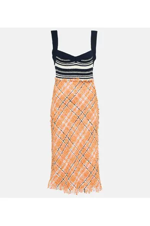 Marni Midikleid aus einem Baumwollgemisch