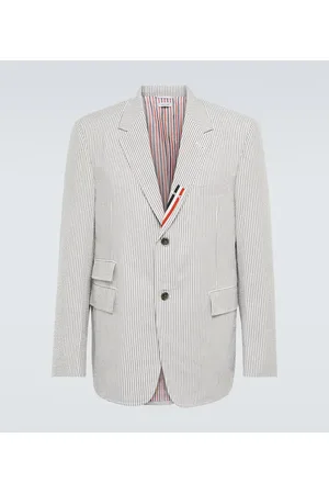 Thom Browne Blazer Tricolor aus Baumwolle