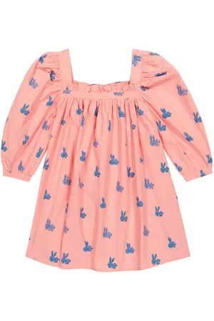 The Animals Observatory Kleid Rabbits aus Baumwolle