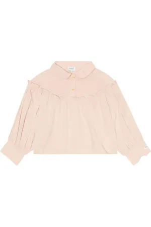 Donsje Bluse mit Rüschensaum