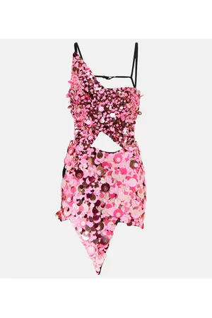 The Attico Minikleid Astra mit Pailletten