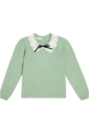 La Coqueta Pullover aus einem Wollgemisch