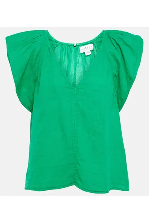 Velvet Top Ava aus Leinen