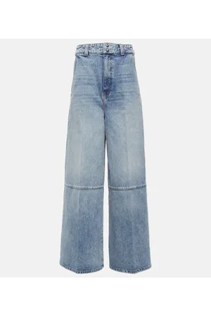 Khaite High-Rise Wide-Leg Jeans Isla