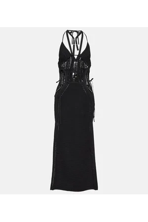 DION LEE Midikleid aus Häkelstrick