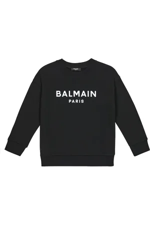 Balmain Bedrucktes Sweatshirt aus Baumwolle