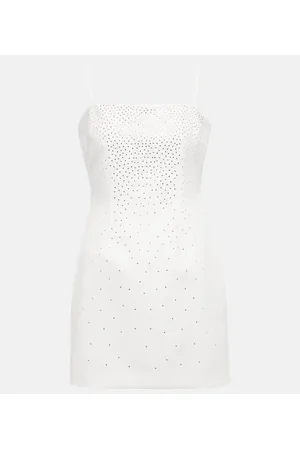 BLUMARINE Verziertes Minikleid aus Satin