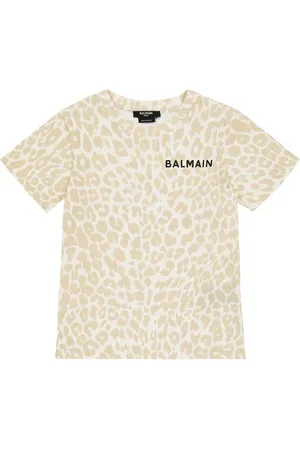 Balmain Bedrucktes T-Shirt aus Baumwolle