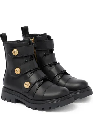 Balmain Verzierte Stiefel aus Leder