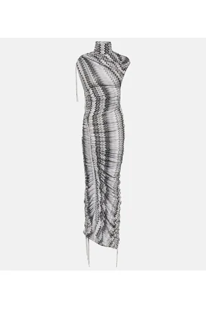 Missoni Maxikleid aus Häkelstrick