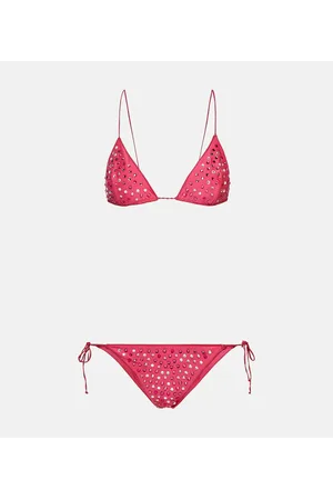 Oseree Oséree Bikini Gem mit Kristallen