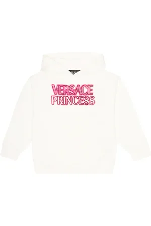 VERSACE Bedruckter Hoodie aus Baumwolle