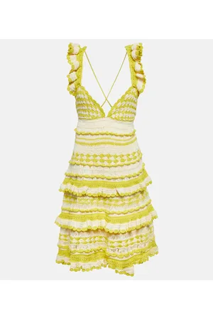 ZIMMERMANN Minikleid Halcyon aus Häkelstrick