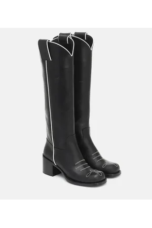 Miu Miu Stiefel aus Leder
