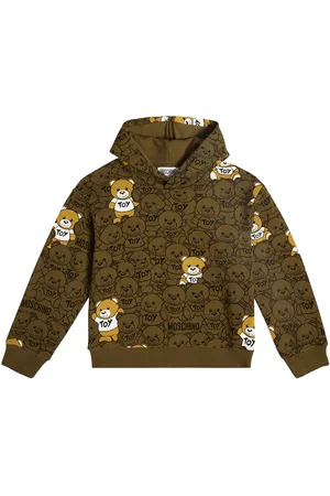 Moschino Hoodie Teddy Bear aus Baumwoll-Jersey