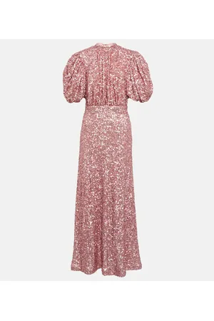 ROTATE Maxikleid mit Pailletten