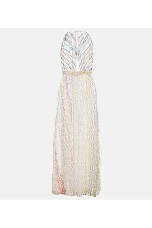 Missoni Maxikleid aus Häkelstrick