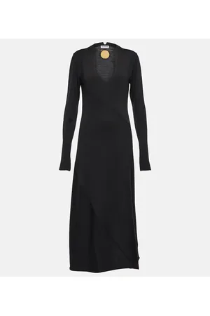 Jil Sander Midikleid aus Schurwolle