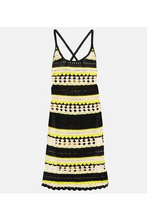 Ganni Minikleid aus Häkelstrick