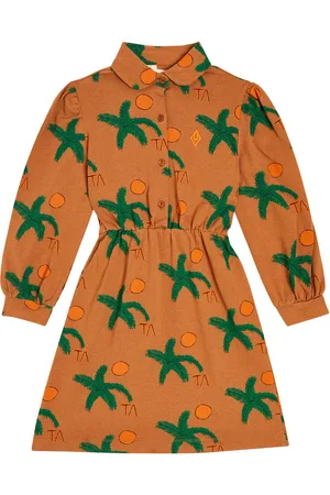 The Animals Observatory Bedrucktes Kleid Pigeon aus Baumwolle
