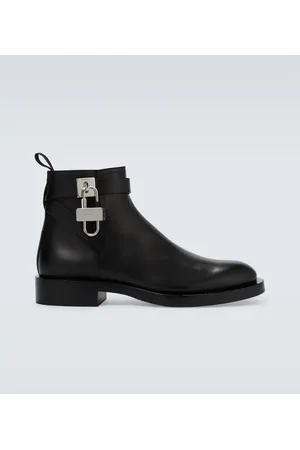 Givenchy Ankle Boots Padlock aus Leder