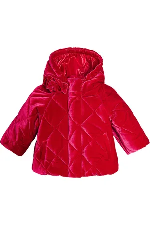 MONNALISA Baby Steppjacke aus Samt