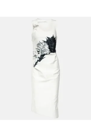 JACQUES WEI Bridal Bedrucktes Midikleid