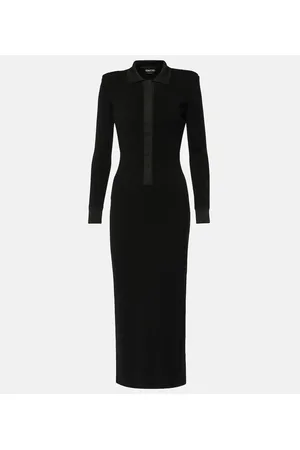 Tom Ford Maxikleid aus einem Wollgemisch