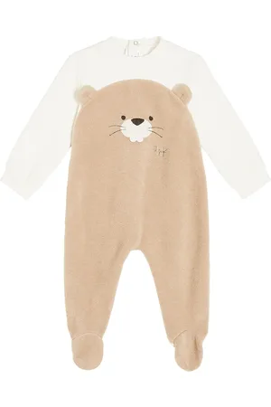 Il gufo Baby Strampler aus Baumwolle