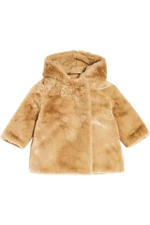 Il gufo Baby Mantel aus Faux Fur