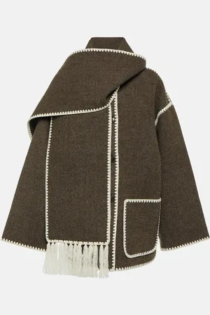 Totême Jacke aus einem Wollgemisch